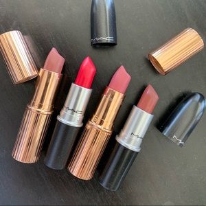 Lipstick Set (2 Mac/2Charlotte Tilbury)
